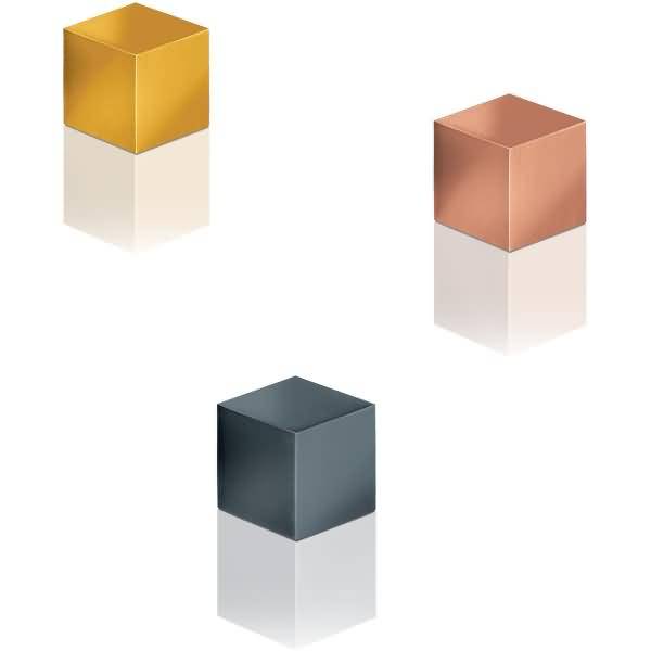 SuperDym-Magnet C5 Cube grau/kupfer/gold 11x11x11mm VE=3 Stück