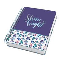 Sigel Jolie JN617, Muster, Blau, Grün, Pink, Violett, Weiß, A5, 120 Blätter, 120 g/m², Punktgitter-Papier
