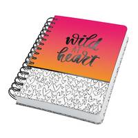 Sigel Jolie JN621, Muster, Schwarz, Orange, Pink, Weiß, A5, 120 Blätter, 120 g/m², Punktgitter-Papier