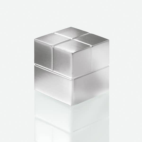 SuperDym-Magnet C20 Cube silber super stark 20x20x20mm VE=2 Stück