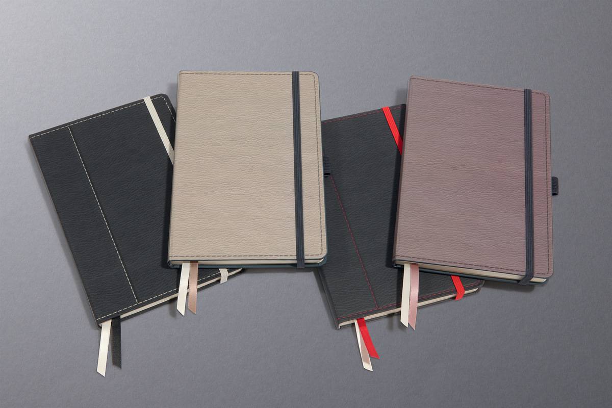 SIGEL Notizbuch Conceptum - Design Casual - punktkariert (Dot-Lineatur) - ca. A4 - beige - Hardcover - 194 S.