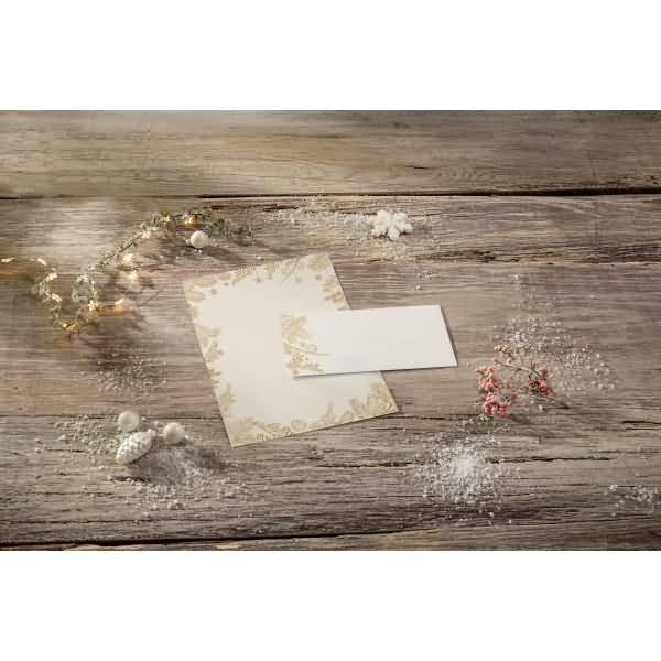 Weihnachtspapier A4 90g 100 Blatt Golden Christmas