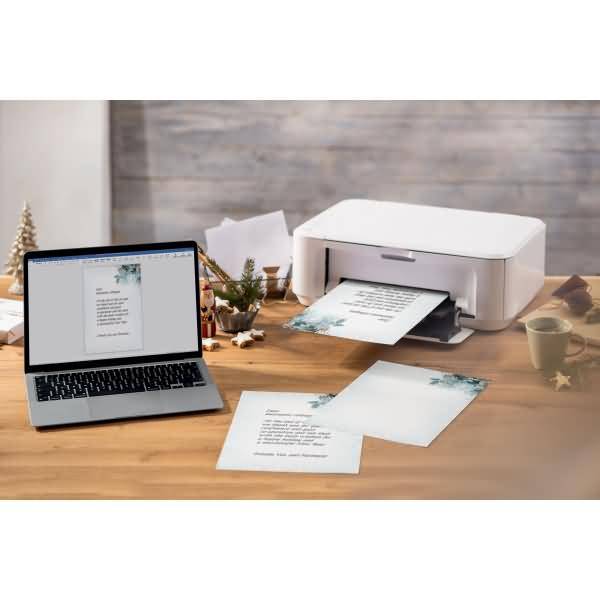 Weihnachtspapier A4 90g 100 Blatt Eucalyptus magic