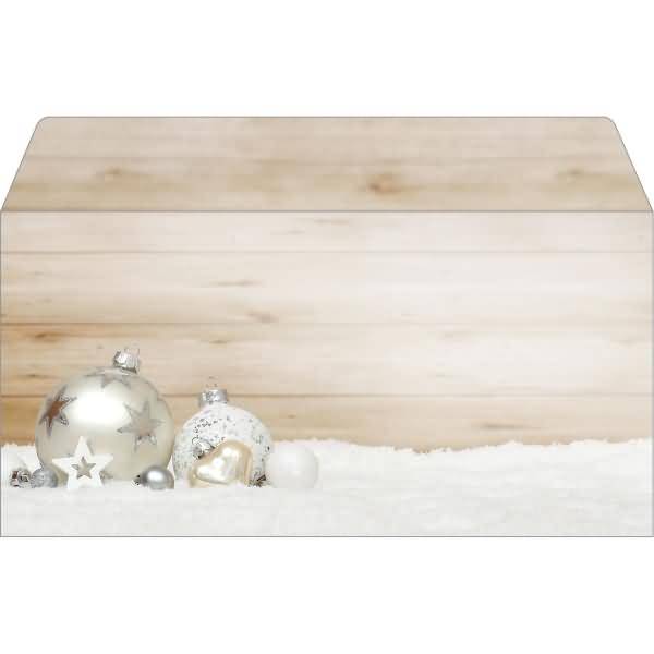 Weihnachtsumschlag DIN lang 90g 50 Stück Cozy Christmas