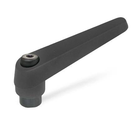 VERSTELLB. KLEMMHEBEL, SCHWARZ