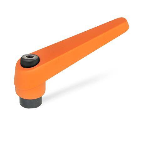 VERSTELLB.KLEMMHEBEL, ORANGE