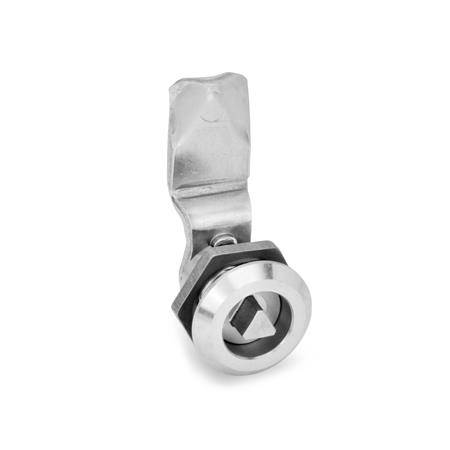 EDELSTAHL-VERRIEGELUNG MIT DREIKANT