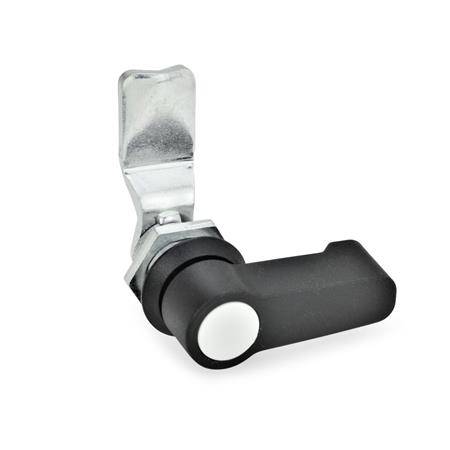 Verriegelung mit Hebel, Riegelabstand 36 mm, Gehäusebund sch