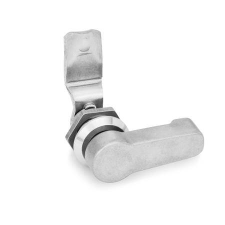 EDELSTAHL-VERRIEGELUNG MIT HEBEL-GRIFF