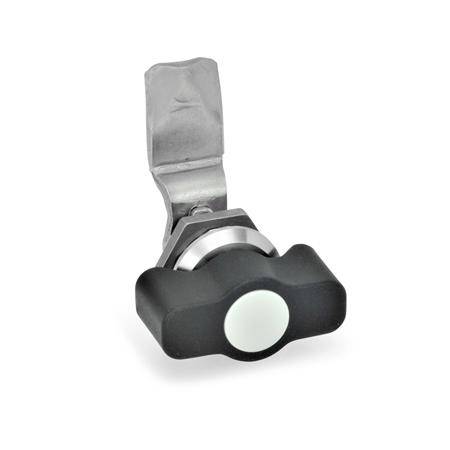 EDELSTAHL-VERRIEGELUNG MIT KNEBEL-GRIFF