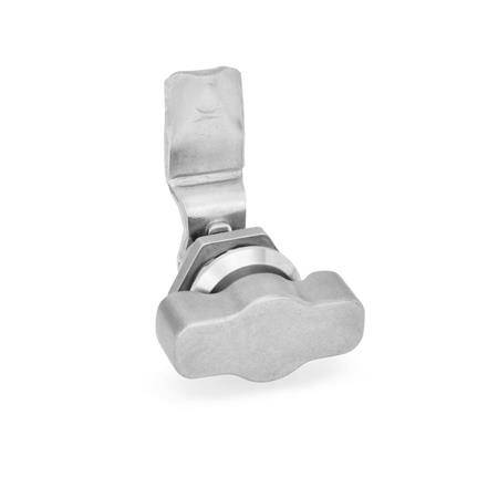 EDELSTAHL-VERRIEGELUNG MIT KNEBEL-GRIFF