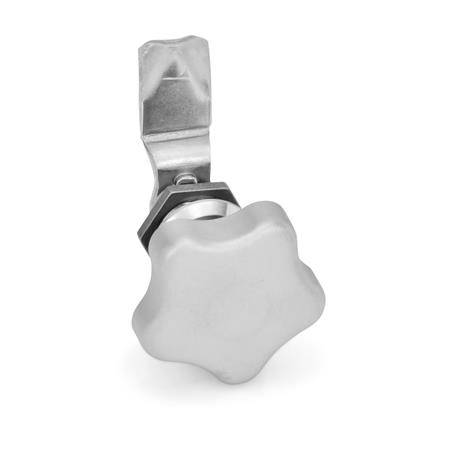 EDELSTAHL-VERRIEGELUNG MIT STERNGRIFF