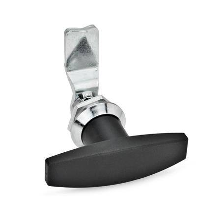 Verriegelung mit Bedienelementen, Riegelabstand 24 mm, Ansch