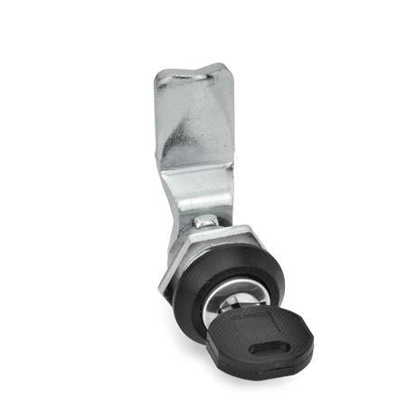 Verriegelungen, A=24, Betätigung mit Schlüssel, abschließbar