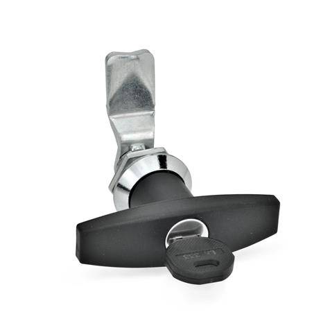 VERRIEGELUNG MIT T-GRIFF, SCHLOSS UNTERSCHIEDLICH