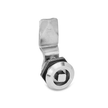 EDELSTAHL-VERRIEGELUNG MIT VIERKANT