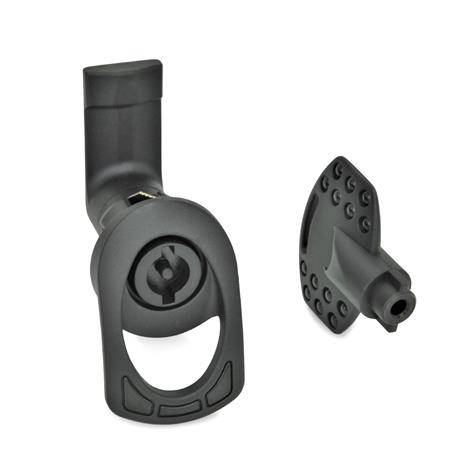 VERRIEGELUNG, KUNSTSTOFF, FÜR SNAP-IN MONTAGE