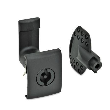 VERRIEGELUNG, KUNSTSTOFF, FÜR SNAP-IN MONTAGE