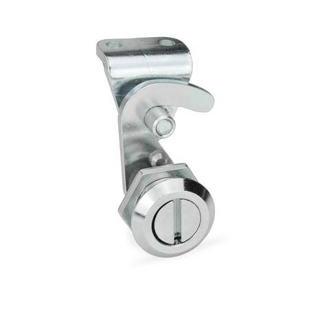 HAKEN-VERRIEGELUNG MIT SCHLITZ UND GEGENHALTER