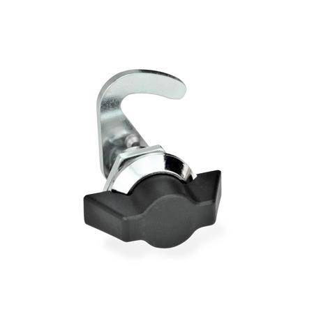 HAKEN-VERRIEGELUNG MIT KNEBEL