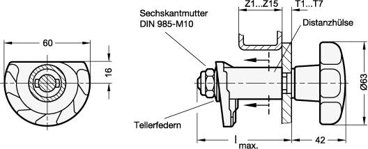 TÜRVERRIEGELUNG (EINGESPRITZTER BOLZEN)