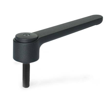 FLACHSPANNHEBEL, SCHWARZ