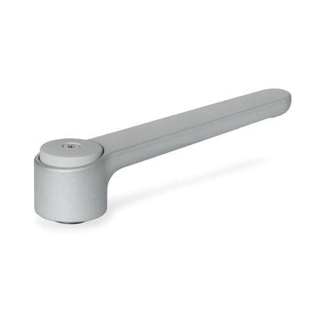 FLACHSPANNHEBEL, SILBER STRUKTURMATT