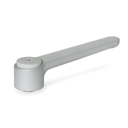 FLACHSPANNHEBEL, SILBER STRUKTURMATT