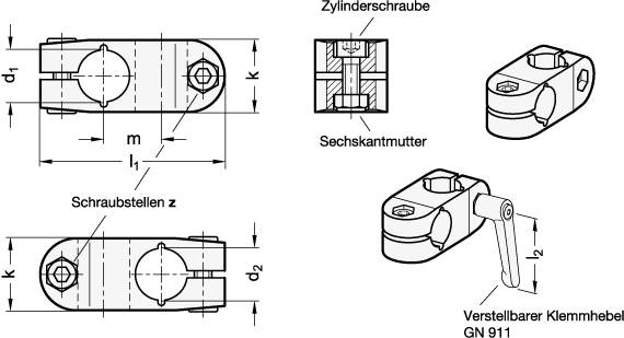 KREUZ-KLEMMVERBINDER