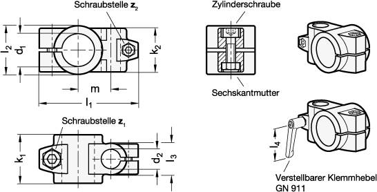 KREUZ-KLEMMVERBINDER