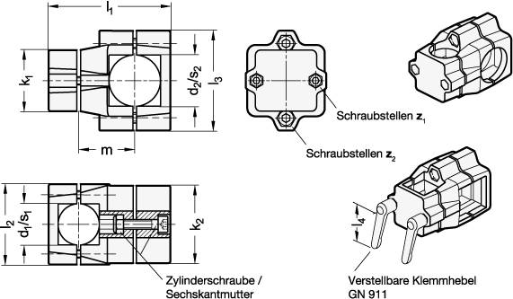KREUZ-KLEMMVERBINDER