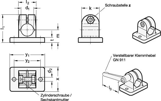 FLANSCH-KLEMMVERBINDER