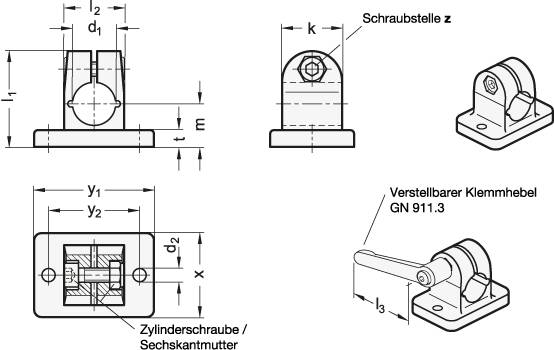 EDELSTAHL-FLANSCHKLEMMVERBINDER