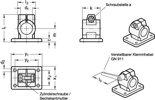 FLANSCH-KLEMMVERBINDER
