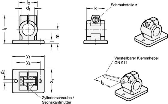 FLANSCH-KLEMMVERBINDER