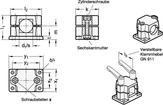 FLANSCH-KLEMMVERBINDER