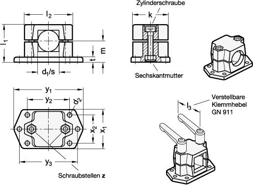 FLANSCH-KLEMMVERBINDER