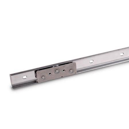 EDELSTAHL-LAUFROLLENFÜHRUNG