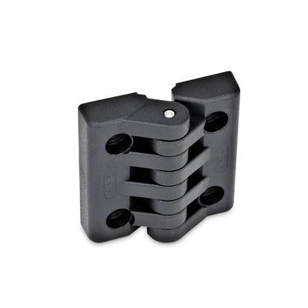 SCHARNIER, 2x2 BOHRG.FÜR ZYL.SCHRAUBE