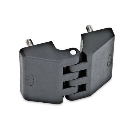 SCHARNIER 2x2 GEWINDESTIFTE