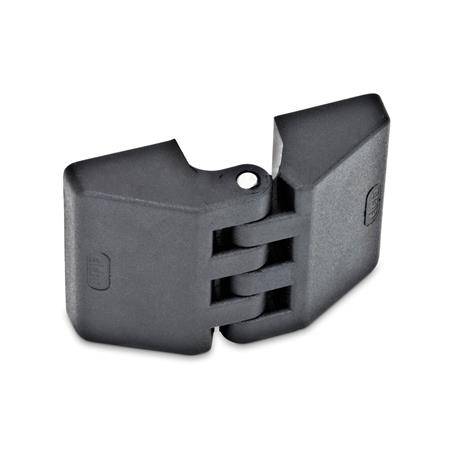 SCHARNIER 2x2 GEWINDESACKLOCH