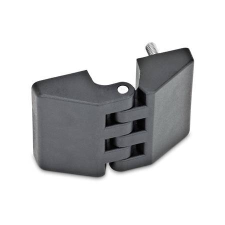 SCHARNIER 2xGEW.SACKLOCH/2xGEWINDESTIFT