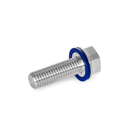 SECHSKANTSCHRAUBE, HNBR, HYGIENIC DESIGN