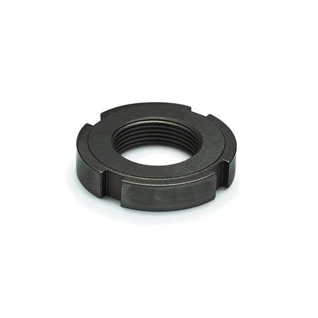 Nutmutter M8 x 1, Form W, Stahl ungehärtet