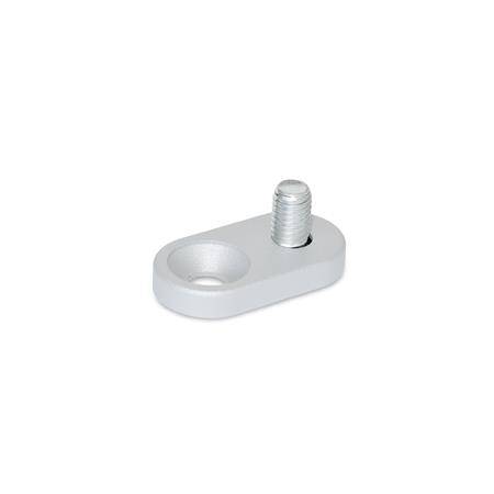 BEFESTIGUNGSPLATTEN-SET (2 PLATTEN/SCHRAUBEN)
