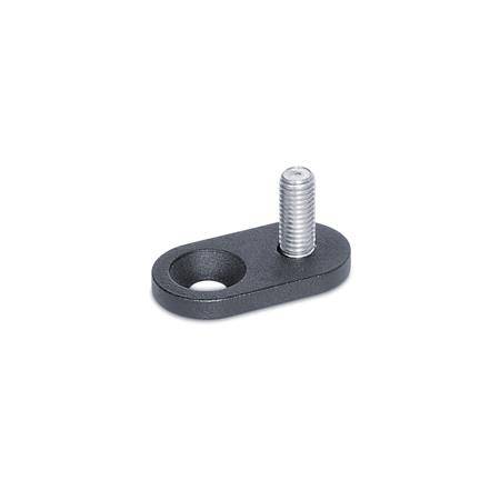 BEFESTIGUNGSPLATTEN-SET (2 PLATTEN/SCHRAUBEN)