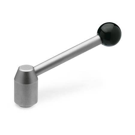EDELSTAHL-SPANNHEBEL, VERSTELLBAR, SCHRÄG