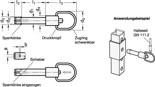 STAHL-STECKBOLZEN MIT BÜGEL