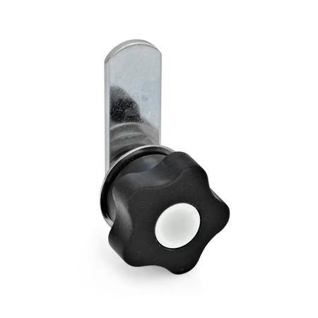 Verriegelung Ø 40 mm, Form A - mit geradem Schließriegel, OS