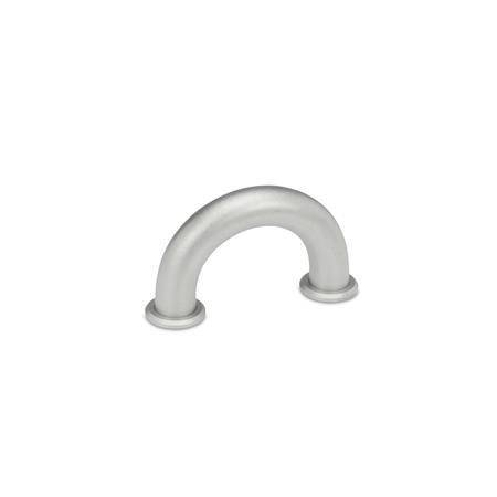 EDELSTAHL-FINGERGRIFF MIT AUFLAGESCHEIBEN